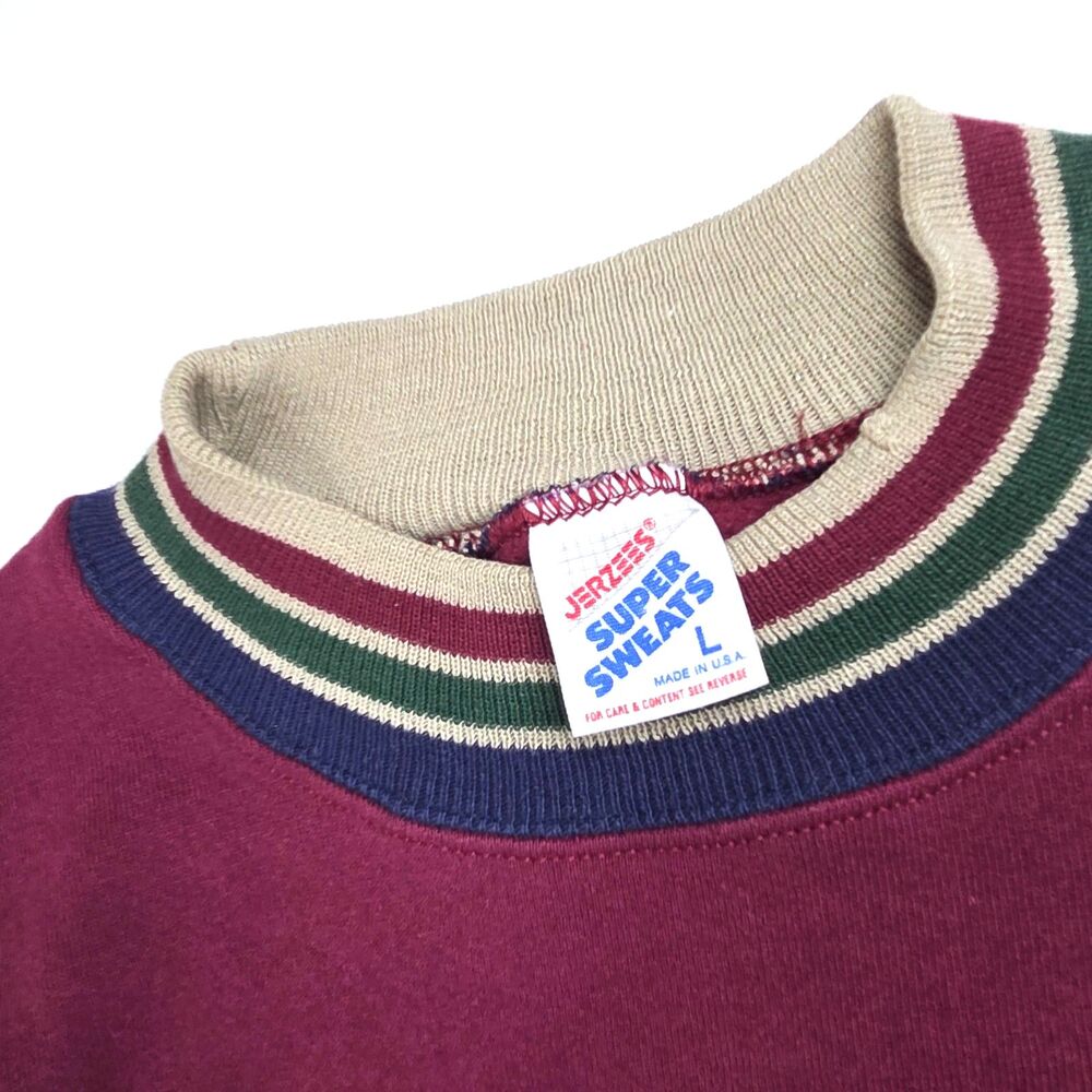 Vintage 90s Milwaukee Wisconsin Jerzees Crewneck Sweatshirt Sz L - Picture 2 of 6